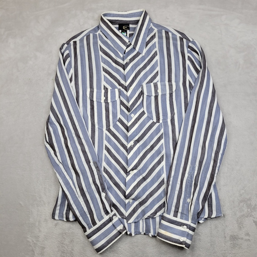 Just Cavalli Top Women 52 Long Sleeve Button Up Dress Collar Shirt Blouse Adult‎